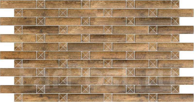 Панель ПВХ 0,4 Дерево "Кантри" темное 4627158780385