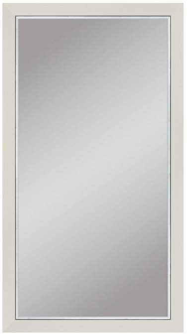 ГРАФИС Зеркало 60х120 Рама 6/Багет 65-А355 Белый с серебром