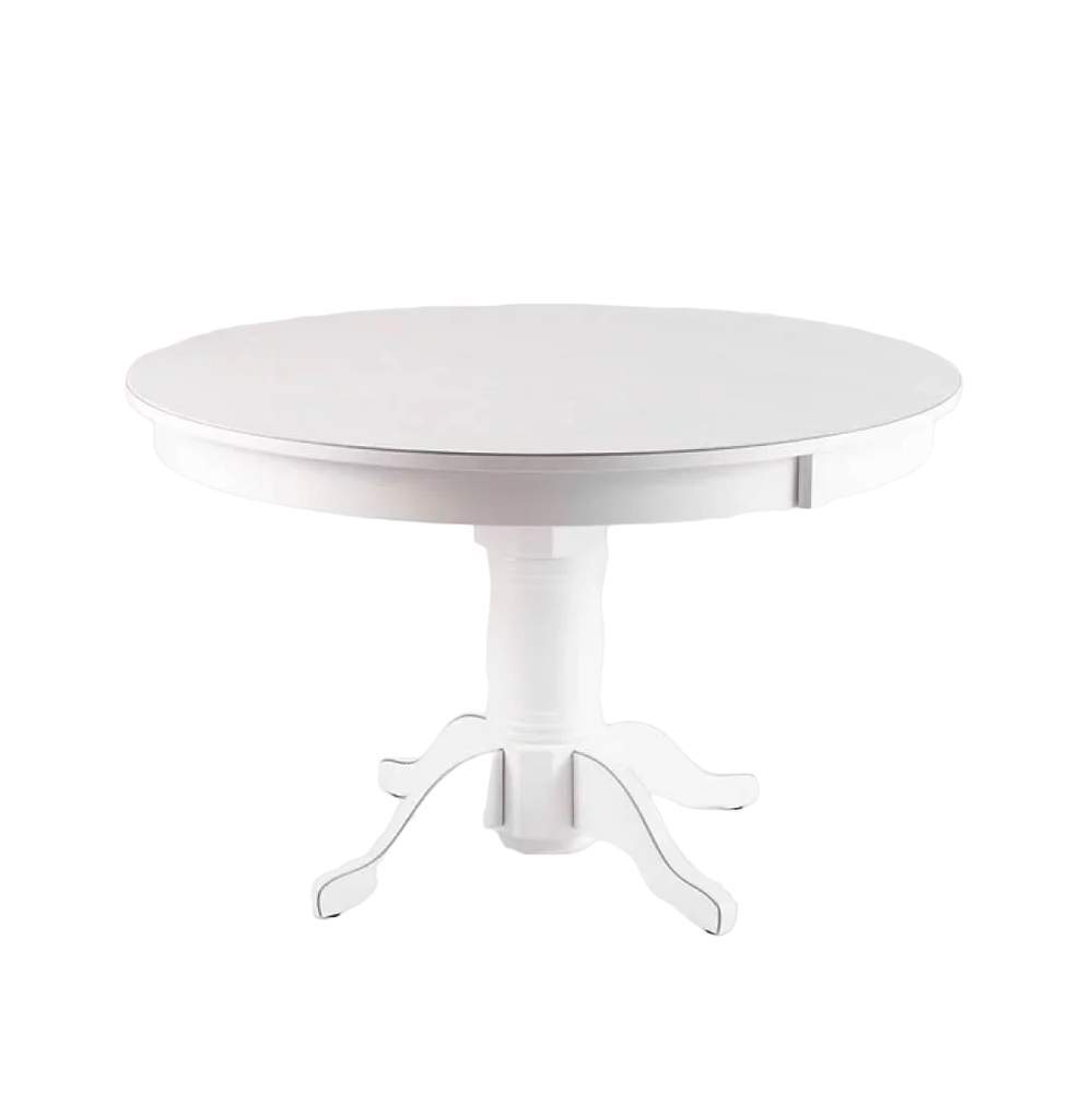 Стол Обеденный 22.02Р Румын D1200 одна нога белый/ODES ligth  (венге)