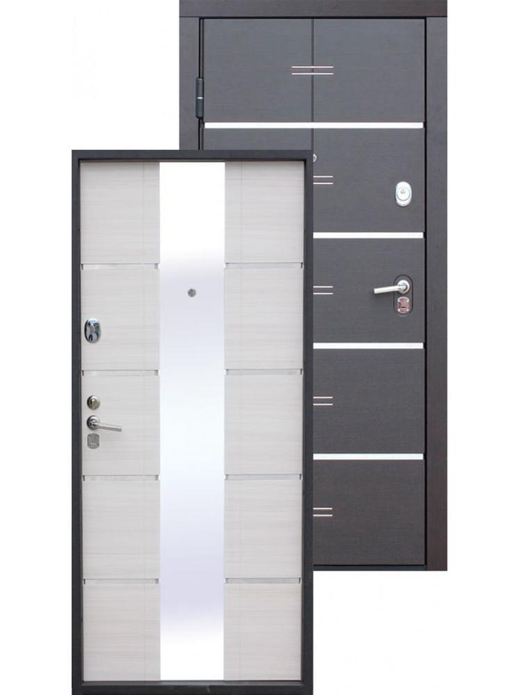 Дверь металлическая Alta Tech Белый ясень  880х2040мм  левая