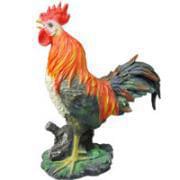 Петух  ФП037  на камне 42см  