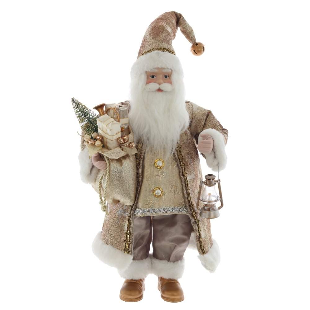 REMECO COLLECTION Дед Мороз 752798 бежевый/золото 24х15х45/60см