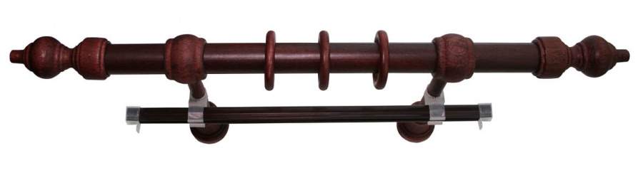 Карниз составной Эд-12 КВ Красное дерево 3,4