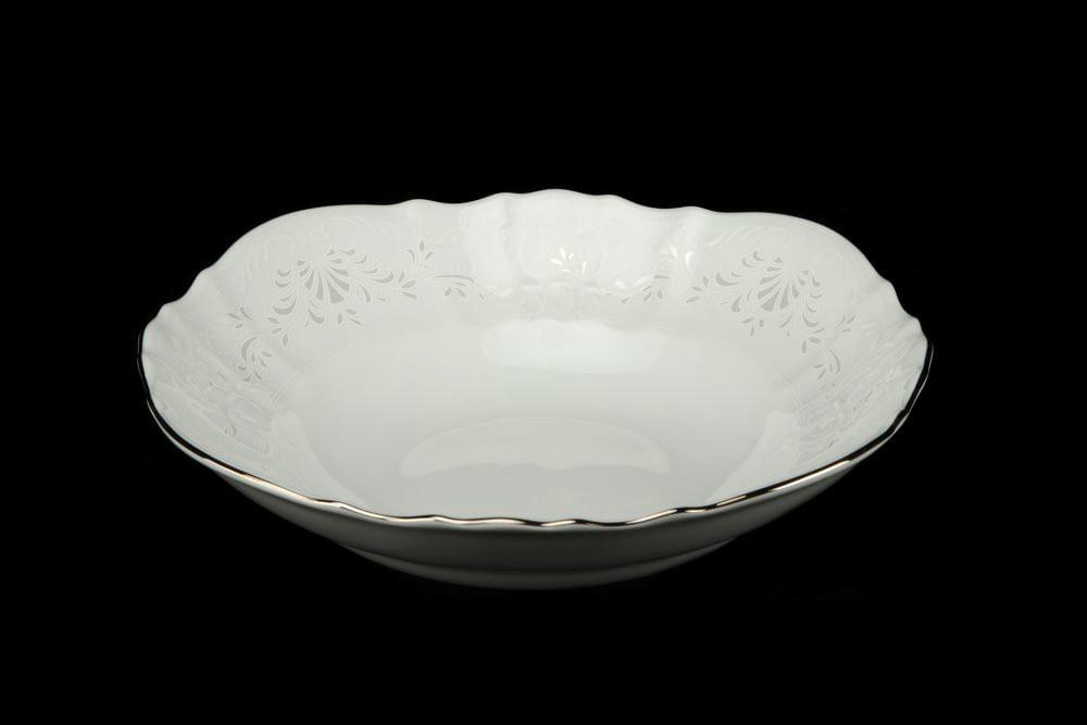 BERNADOTTE Отводка платина Салатник круглый 25см BE3632021/03820/БТФ0206