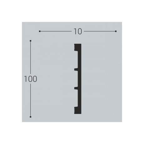 Молдинг XPS BD М 20 (100*10)/22