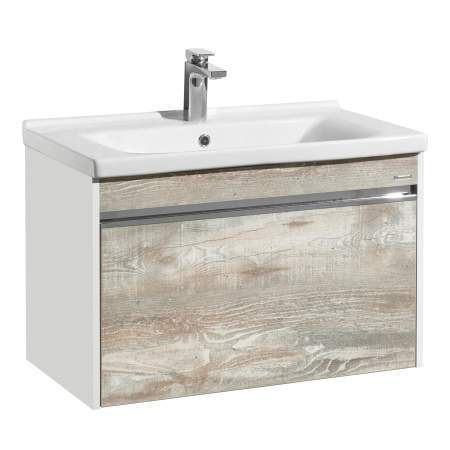 Тумба Капри 80 бетон + Умывальник Миранда-80