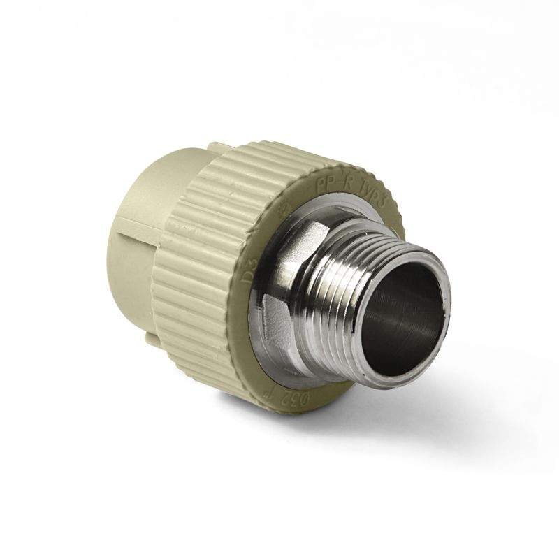 Муфта комб. наруж. 50х1 1/2Н  серая Pro Agua PA23522PG