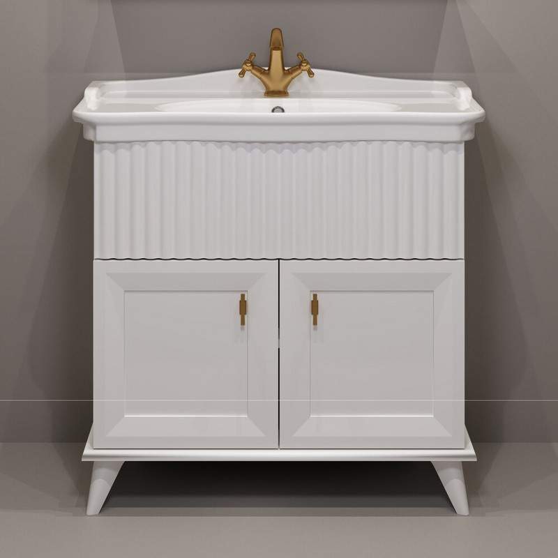 Тумба EVA GOLD  Retro 85 + умывальник Модерн 850