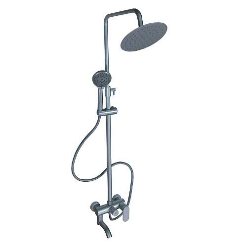 Смеситель+стойка душ.Тропический душ с 2 лейками BRIMIX 87705