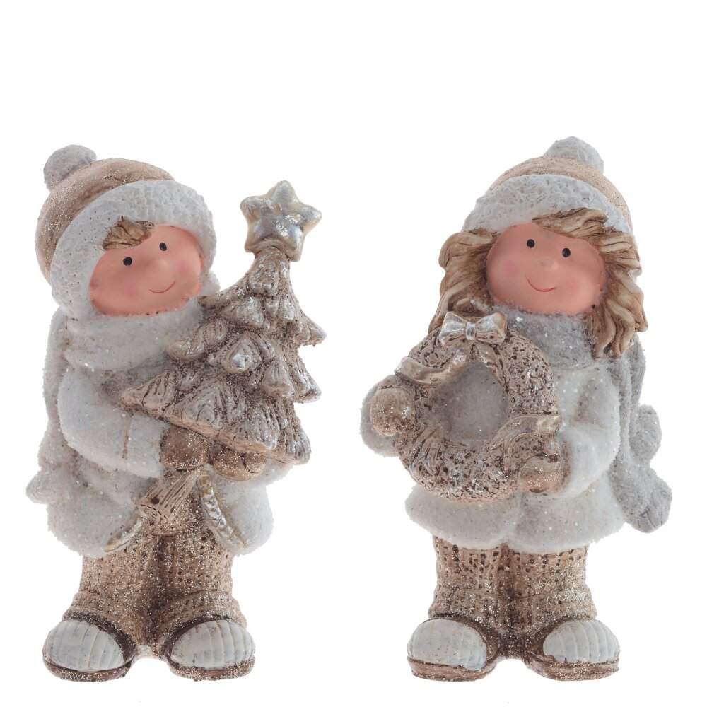 REMECO COLLECTION Фигурка 806417 Мальчик/Девочка 8х6х14,5см 2 вида (полимер)