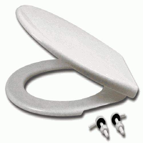 Сиденье д/унитаза ВИР  Виктория  бел.мрамор  409820