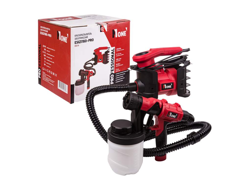 Краскораспылитель NUMBER ONE ESG3160-PRO №1  850Вт 900мл, 