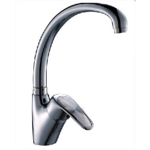 Смеситель RUSSIA-MOSCOW  2054  кухонный шар. бок.с сатеновой ручкой