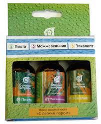 Набор эфирных масел  "С легким паром"  30002