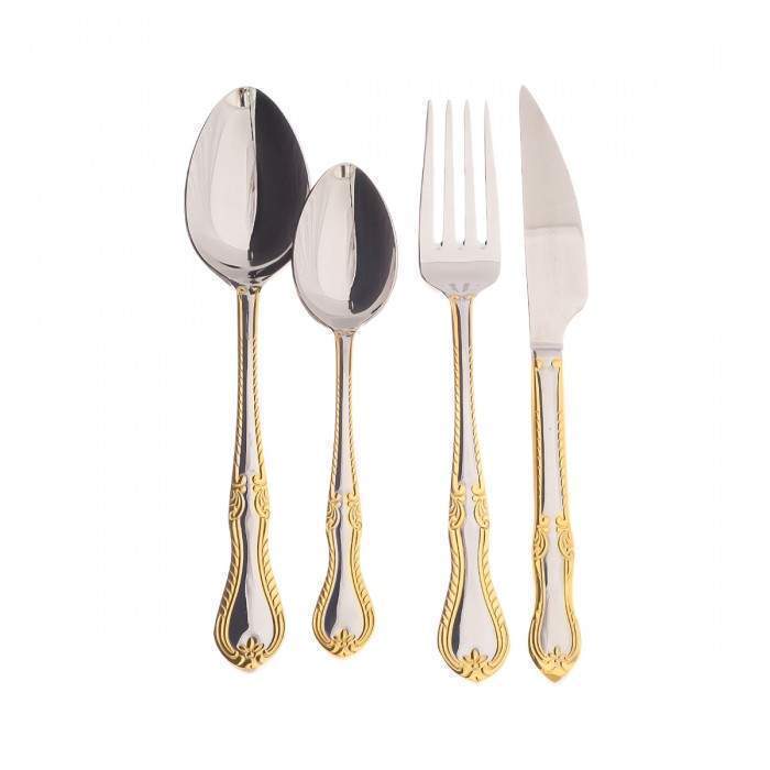 HIRA Safir Gold Набор столовых приборов 24пр 60561