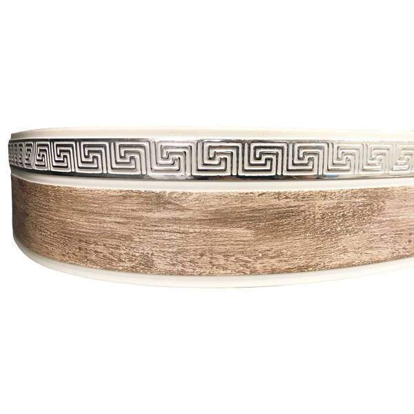 Карниз с поворотом Греция 3-х рядн. Ива мокко 3,6  ХИТ 46031