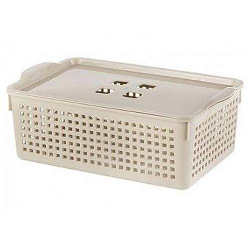 Корзинка Лофт/решетка 3,8л с кр.латте прям 29х18 h10см 643120/286966/331366