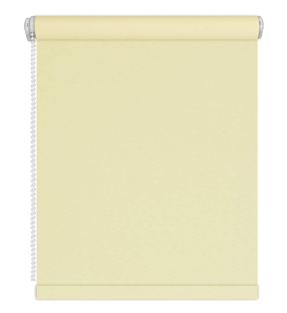 Штора рулонная универсальная с/з 80%   однотонный Лимон  52*160