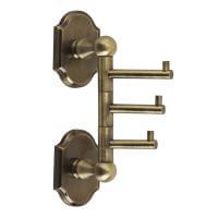 Крючок Veragio STANFORD VR.STD-7735.BR  3-ой поворотн.  бронза