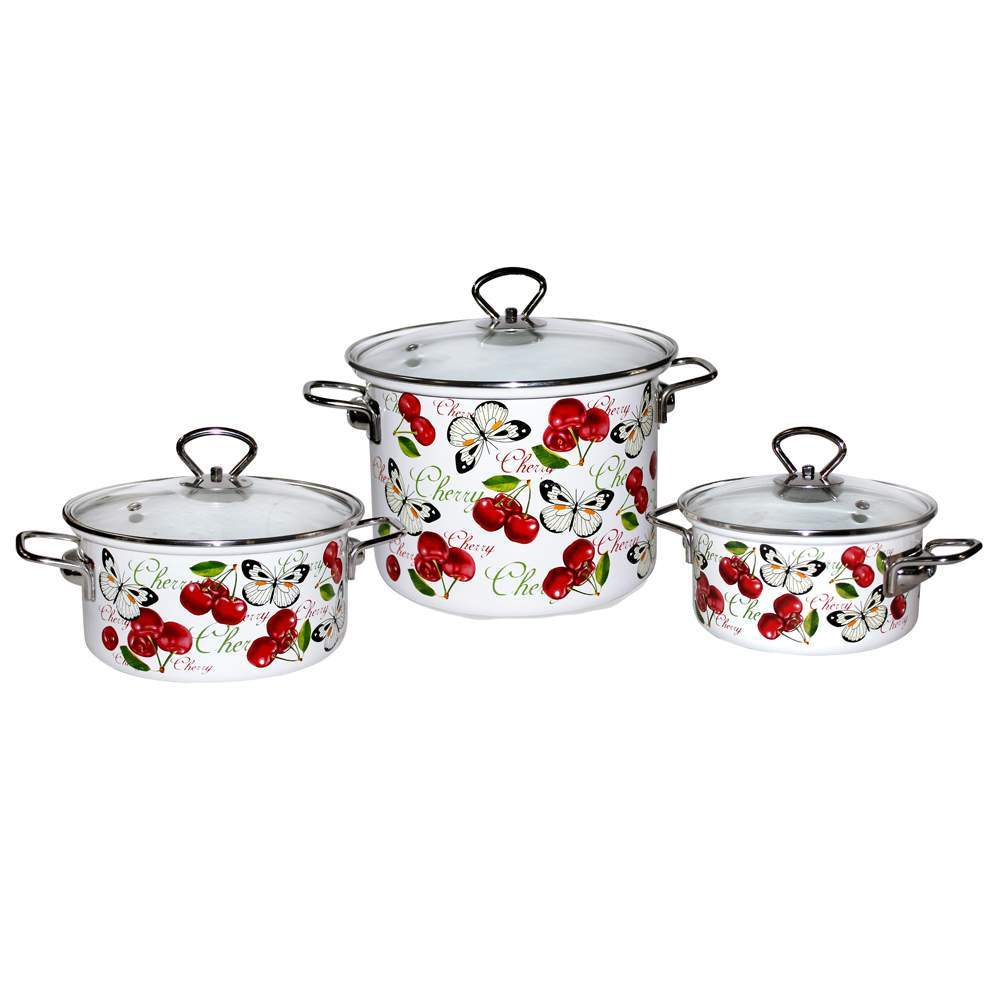 КМЗ Черешенка Кастрюля 1,9л цилиндр/металл. обод с/кр 5-1-элит