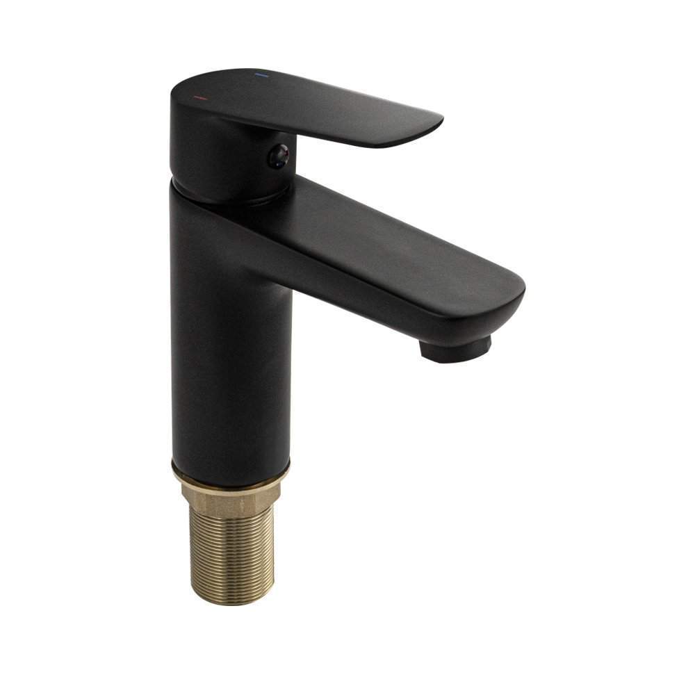 MAGNUS смеситель на раковину ,шаровый , черный 8700