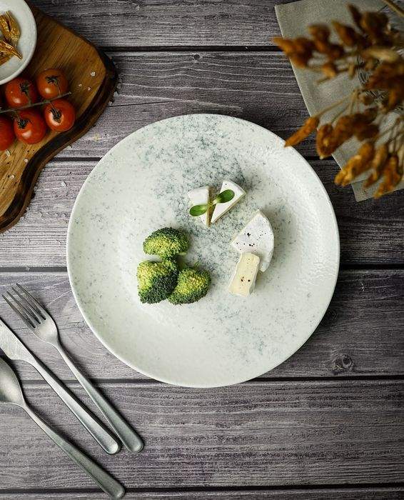 PORLAND Smoky Тарелка 187631 мелкая без борта 31см фарфор