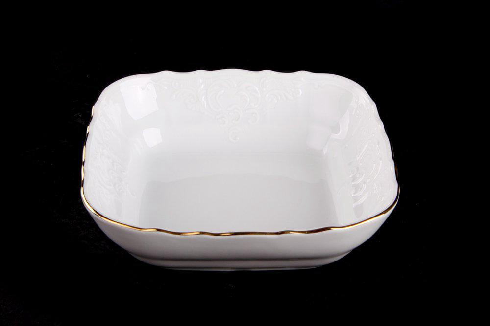 BERNADOTTE Отводка золото Салатник квадратный 16см ВЕ311011/БТФ0966