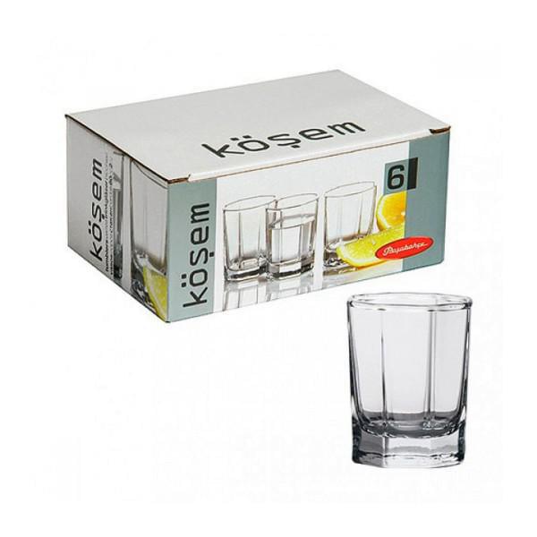 PASABAHCE Kosem 41070B Набор стопок 60мл д/водки (12)