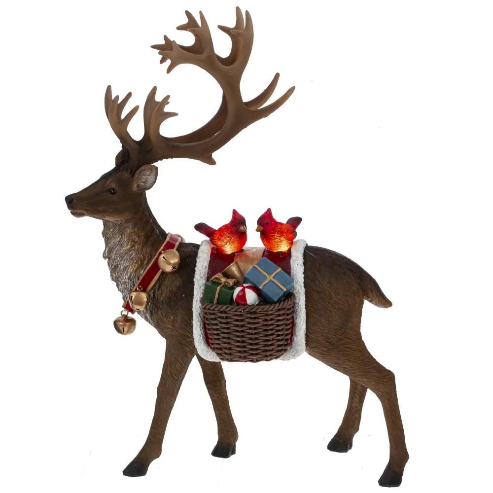 REMECO COLLECTION Фигурка 812705 Олень с подсветкой 25х13х33см (2хААА) 