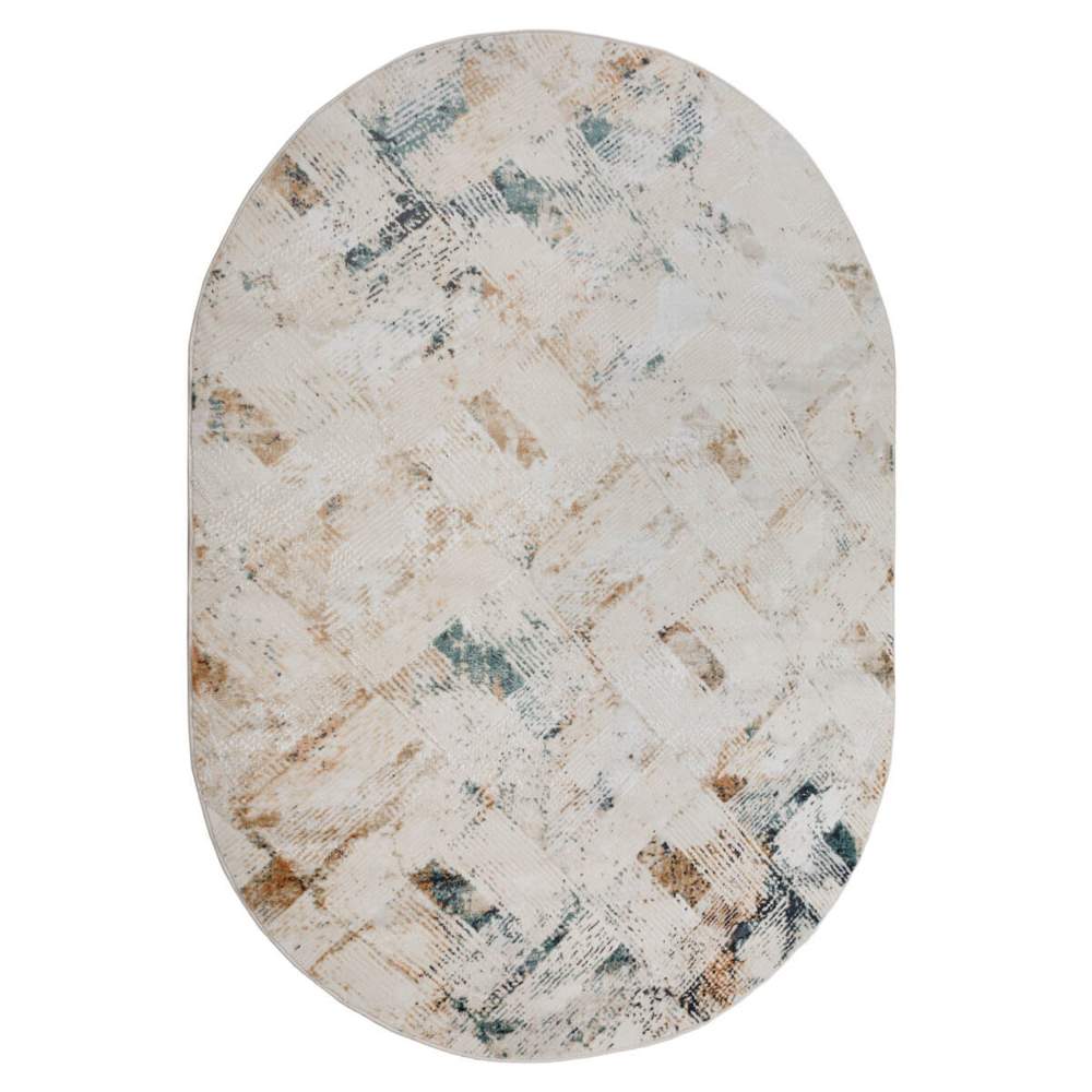 Ковер BEVERLY  A3743A  1.6х2.3  Mint Green/Terra овал