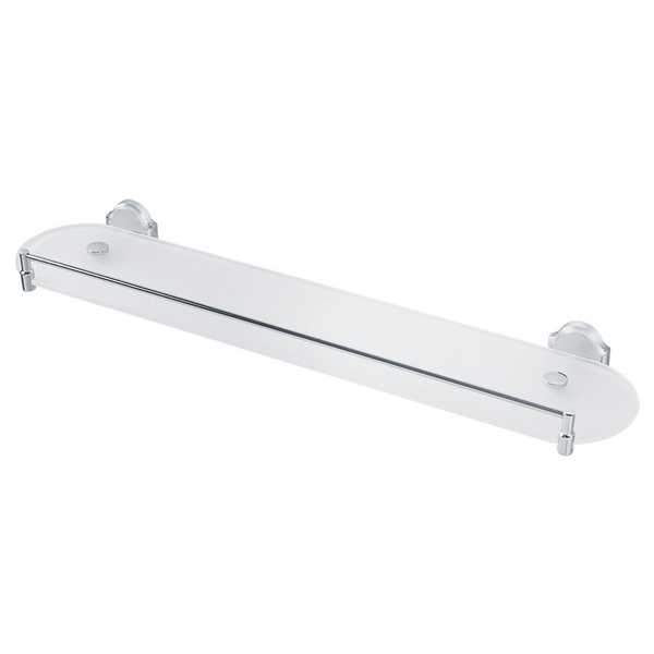 Полка стеклянная Veragio STANFORD VR.STD-7711.CR  хром