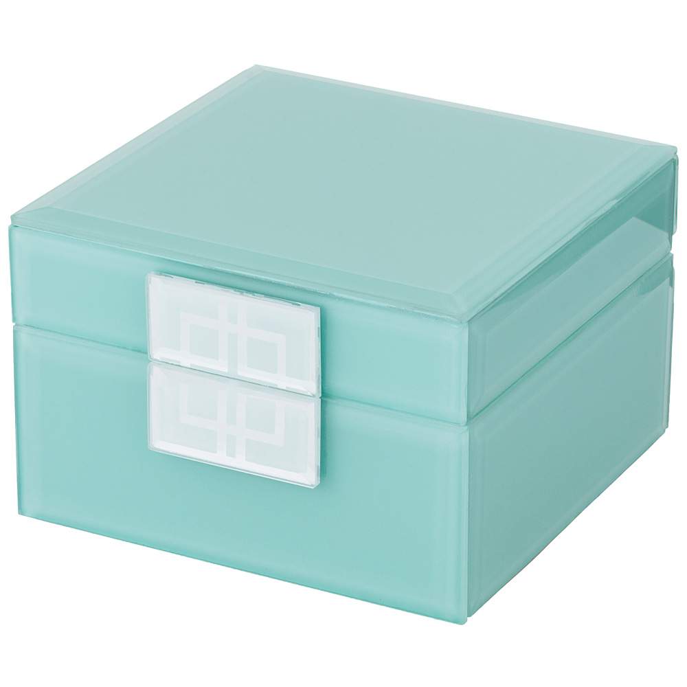 LEFARD Шкатулка 06-377 мдф/стекло 12х12х8см     