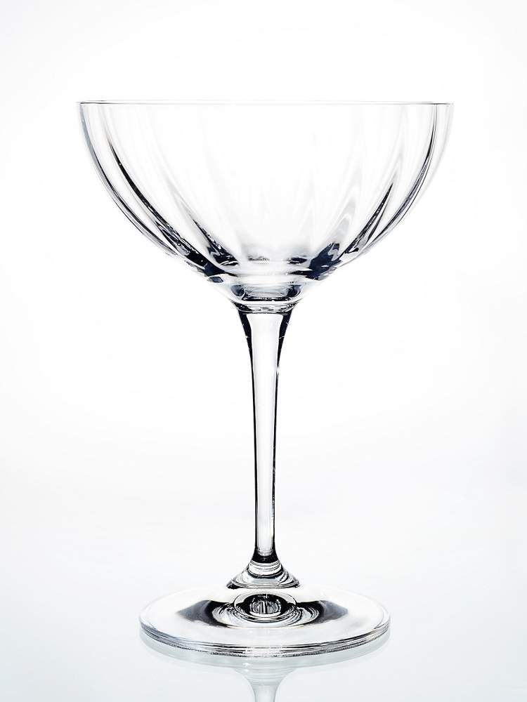 CRYSTALEX BOHEMIA Виола оптика 40751/22/340 Набор бокалов д/шампанского 340мл 6шт (блюдце)