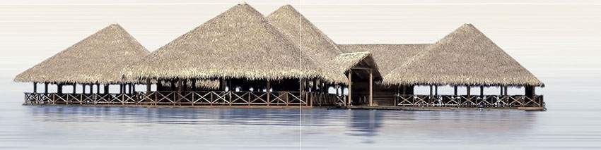 Del Mare  PWU09DLM1 панно из 2 плиток   249х1000х7,5 (4 к-та в коробке)