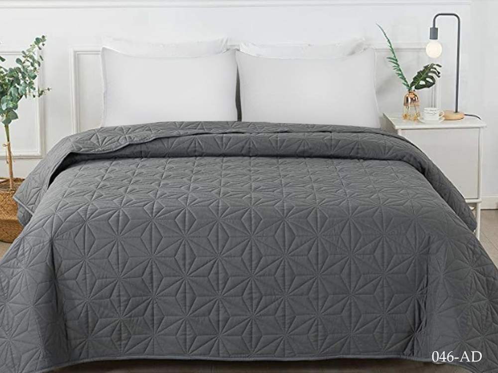 CLEO Покрывало Andora 230/046-AD серый 230х260см полиэстер