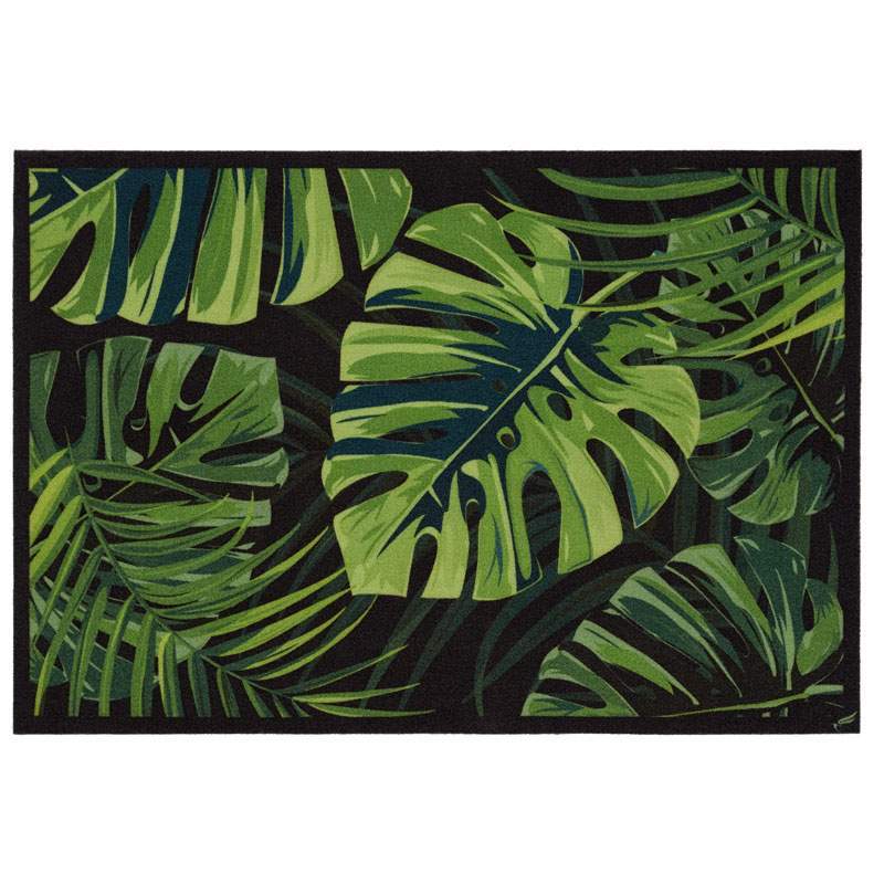 Коврик придверн. влаговпит. SHAHINTEX  DIGITAL PRINT Монстера 50*80
