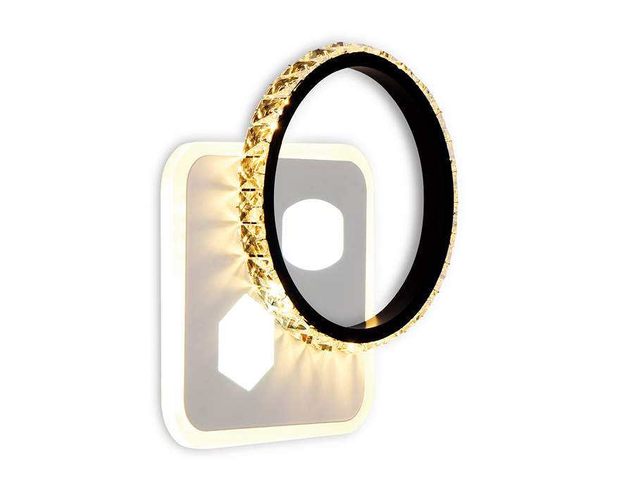 Св-к с/д с выкл. FA230 WH/BK б/ч LED 3000K/4200K/6400K 28W 210*210*50