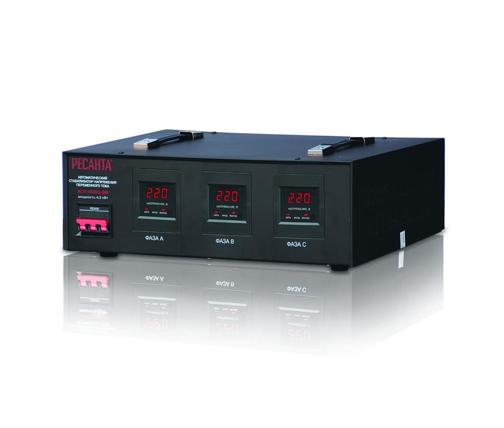 Стабилизатор трехфазный АСН- 4500/3-ЭМ