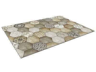 Коврик придверн. влаговпит. SHAHINTEX  DIGITAL PRINT Мозайка 100*150 в ассортименте