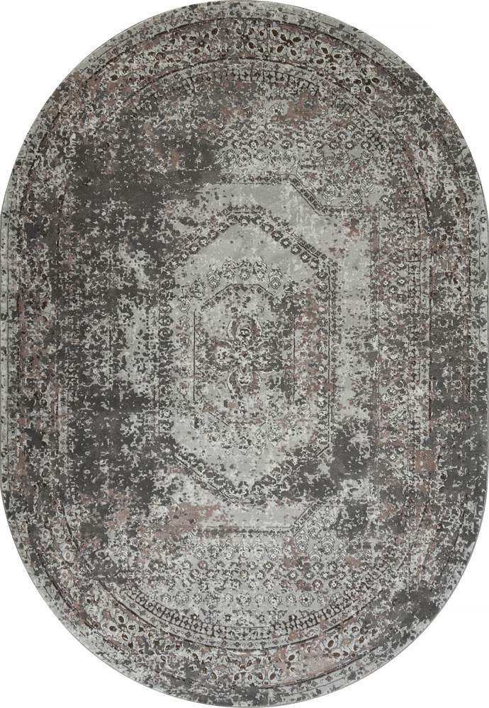Ковер GRAFF F240, 1,6x2.3  GRAY-BEIGE oval