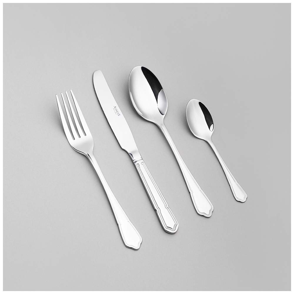 AGNESS Набор столовых приборов 942-543 Onda на 6 персон 24пр 