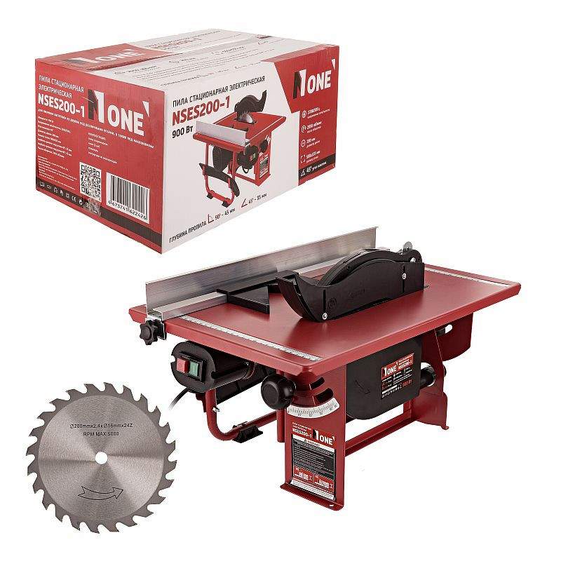 Пила стационарная электр. NUMBER ONE NSES200-1  900Вт 200мм диск