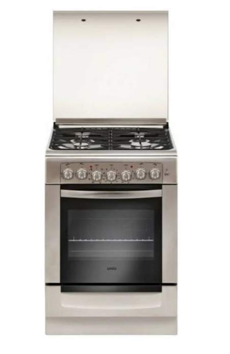 Плита комбинир. SMILE SM6GE140 нерж/серый 