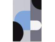 Ковер REGGI  0.8х1.5  L255A  L.GREY/D.BLUE