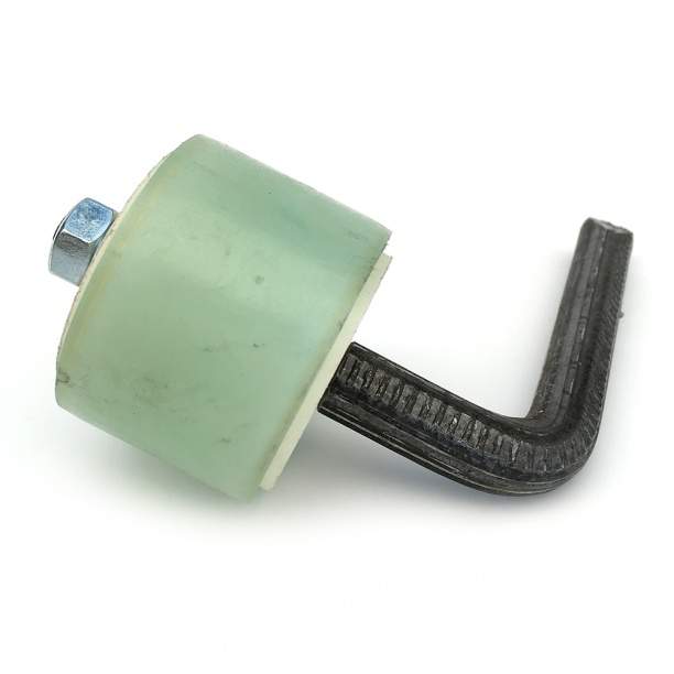 Ролик поддерж.Капролон атмосферост.гнутый (капролон+силикон)Р1001