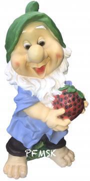 Гном  ФП309  с клубникой 69см  
