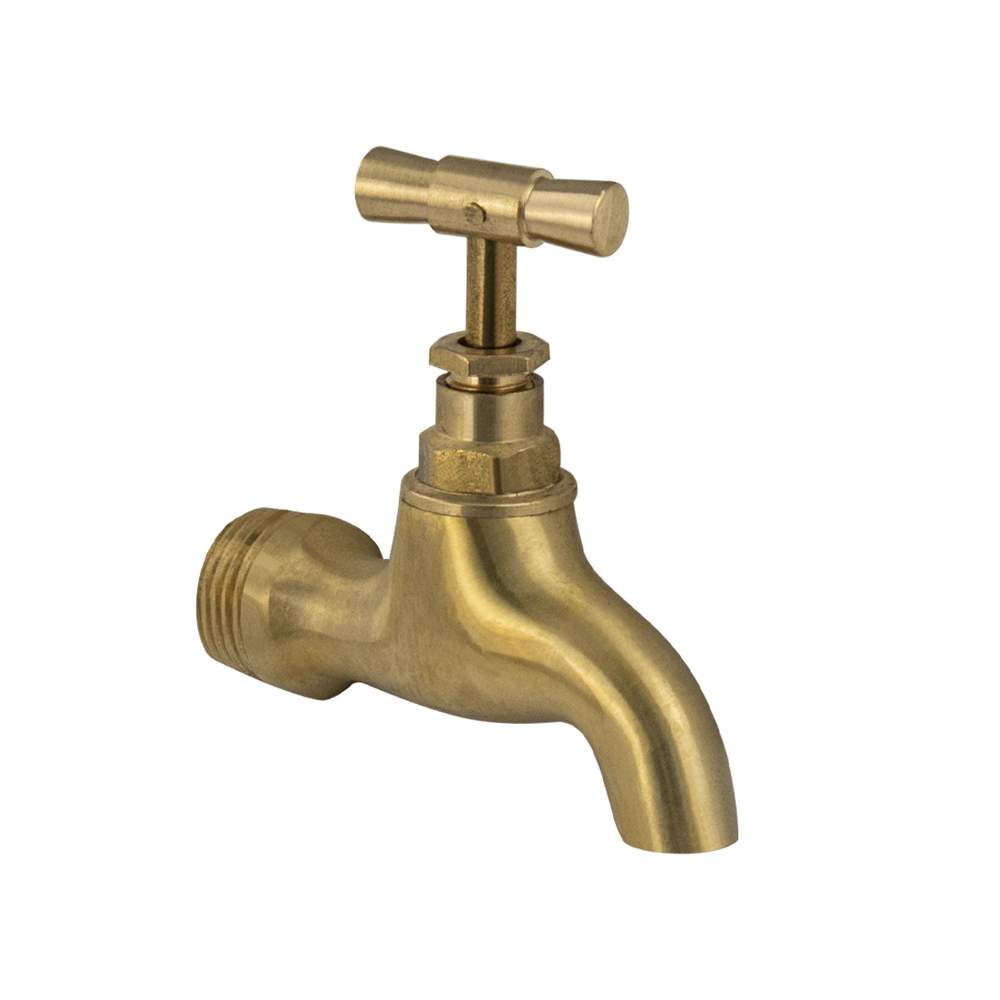 Кран МАК 1/2 манжетный для бочки, латунный  2311