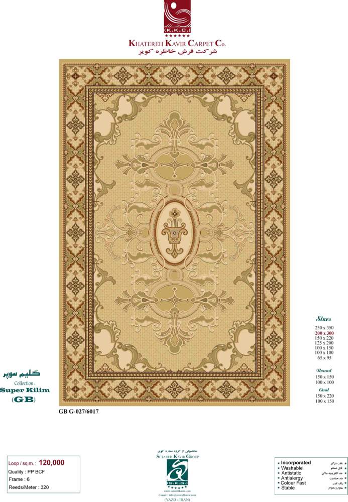 Ковер Super Kilim (GB)  G -027/6017   1.2*2,0