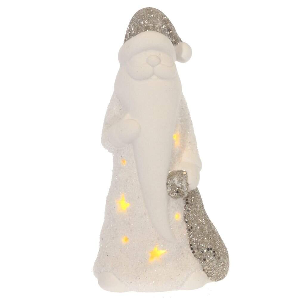 REMECO COLLECTION Фигурка 753421 Дед Мороз с подсветкой (LR44x2) 8х6х16см (фарфор)