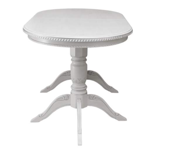 Стол Восток-2 белый 1400(1800)х800 H770 массив бука